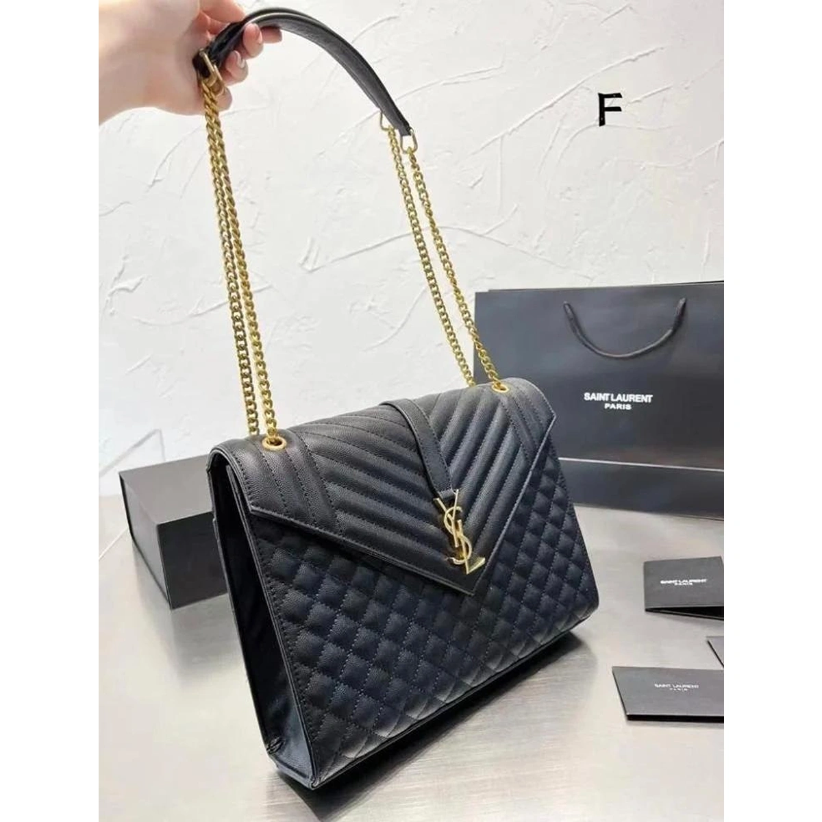 Stylish Ysl Saint Laurent Bag With Gift Set With Og Box For Women (LAB982) – stayhit.in