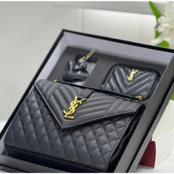 Stylish Ysl Saint Laurent Bag With Gift Set With Og Box For Women (LAB982) - stayhit.in Stylish Ysl Saint Laurent Bag With Gift Set With Og Box For Women (LAB982) - stayhit.in
