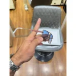 T Henri Sunglasses Silver Blue For Men