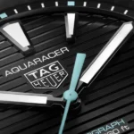Tag Heuer Aquaracer Watch Silver Black Automatic For Men