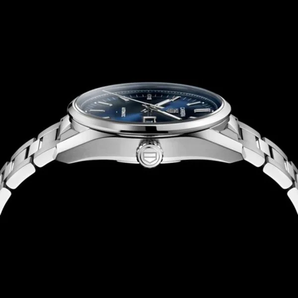 Tag Heuer Carrera Watch Silver Blue For Men Tag Heuer Carrera Watch Silver Blue For Men