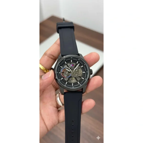 Tommy Hilfiger Automatic Watch Silicon Belt For Men