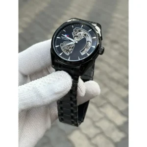Tommy Hilfiger Automatic Watch Skeleton Black For Men