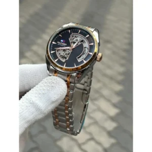 Tommy Hilfiger Automatic Watch Two Tone Black For Men