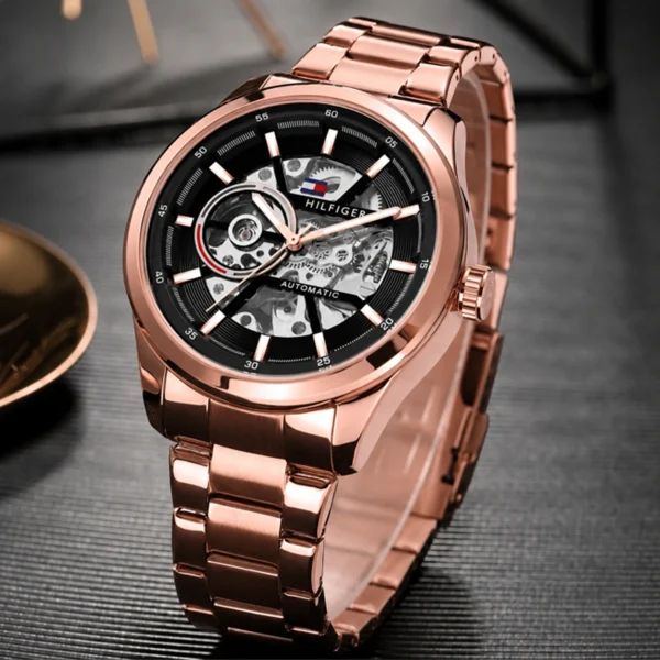 Tommy Hilfiger Automatic Watch Two Tone For Men Tommy Hilfiger Automatic Watch Two Tone For Men