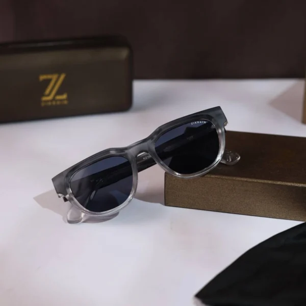 Zikrain Sunglasses Grey Blue For Men Zikrain Sunglasses Grey Blue For Men
