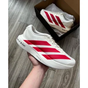 Elegant Adidas Adizero Evo Sl Shoes White Red For Men (SUP3027) - stayhit.in