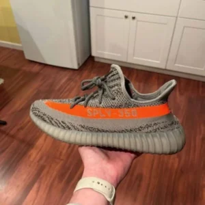Elegant Adidas Yeezy 350 Shoes Sply Grey Orange For Men (SUP2924) - stayhit.in