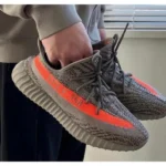 Elegant Adidas Yeezy 350 Shoes Sply Grey Orange For Men (SUP2924) - stayhit.in
