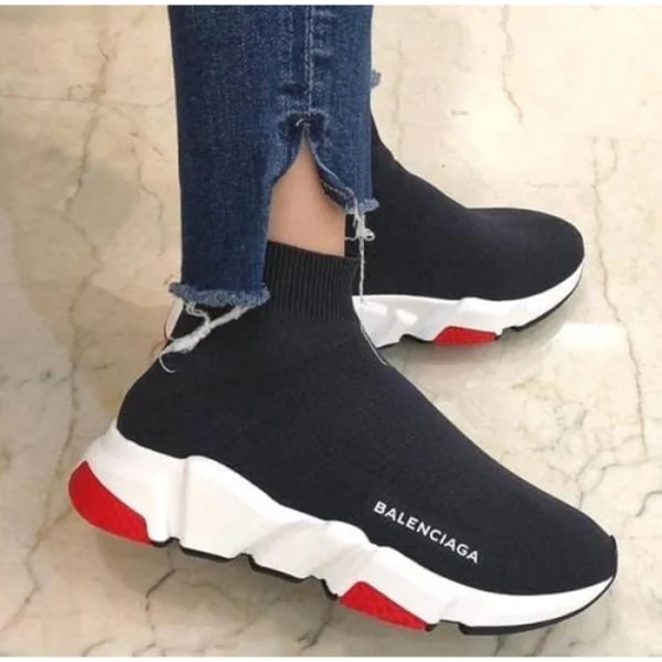 Elegant Balenciaga Speed Trainer Shoes Black Red For Men (SUP1388) - stayhit.in Elegant Balenciaga Speed Trainer Shoes Black Red For Men (SUP1388) - stayhit.in