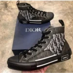 Elegant Dior B23 High Top Shoes Oblique Black For Men (SUP3047) - stayhit.in