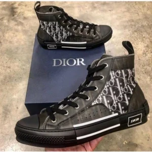 Elegant Dior B23 High Top Shoes Oblique Black For Men (SUP3047) - stayhit.in