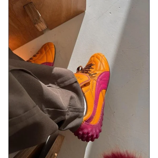 Elegant Fenty X Puma Avanti Ls Stitched Shoes Leather Orange For Men (SUP3046) - stayhit.in Elegant Fenty X Puma Avanti Ls Stitched Shoes Leather Orange For Men (SUP3046) - stayhit.in