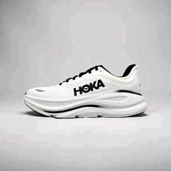 Elegant Hoka Bondi 9 Shoes White Black For Men (SUP1621) - stayhit.in