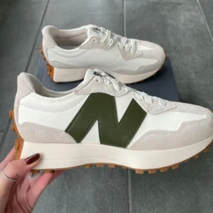 Elegant New Balance 327 Shoes Olive For Men (SUP3050) - stayhit.in