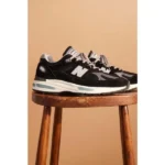 Elegant New Balance 991v2 Shoes Black Grey For Men (SUP2933) - stayhit.in