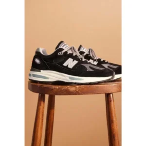 Elegant New Balance 991v2 Shoes Black Grey For Men (SUP2933) - stayhit.in