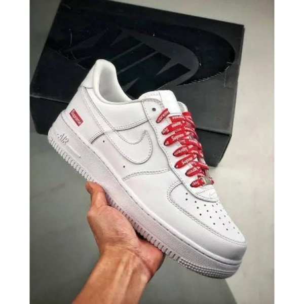 Elegant Nike Air Force 1 Shoes Supreme White For Men (SUP2928) - stayhit.in Elegant Nike Air Force 1 Shoes Supreme White For Men (SUP2928) - stayhit.in