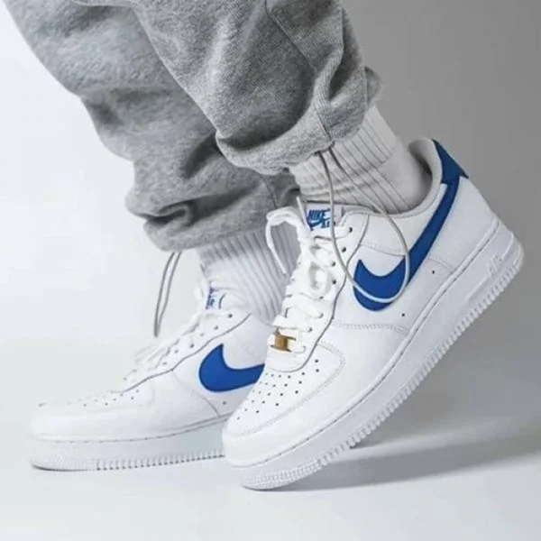 Elegant Nike Air Force 1 Shoes White Deep Royal For Men (SUP3424) - stayhit.in Elegant Nike Air Force 1 Shoes White Deep Royal For Men (SUP3424) - stayhit.in