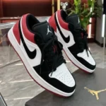 Elegant Nike Air Jordan 1 Shoes Low Black Toe For Men (SUP1846) - stayhit.in