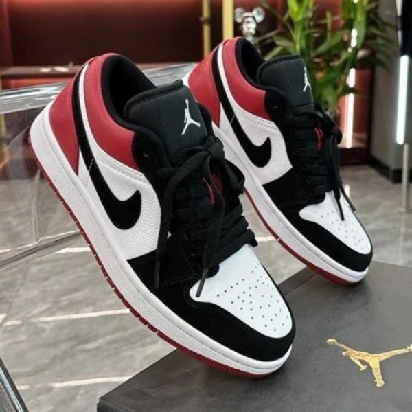 Elegant Nike Air Jordan 1 Shoes Low Black Toe For Men (SUP1846) - stayhit.in Elegant Nike Air Jordan 1 Shoes Low Black Toe For Men (SUP1846) - stayhit.in