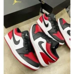 Elegant Nike Air Jordan 1 Shoes Low Bred Toe For Men (SUP2943) - stayhit.in