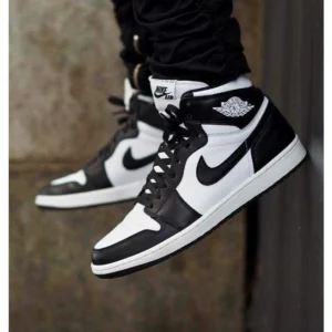 Elegant Nike Air Jordan Retro 1 Shoes Black White For Men (SUP3435) - stayhit.in