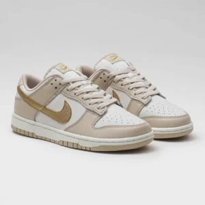 Elegant Nike Dunk Low Shoes Phantom Metallic Gold For Men (SUP3437) - stayhit.in