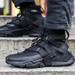 Elegant Nike Huarache Grip Gs Shoes Triple Black For Men (SUP3433) - stayhit.in