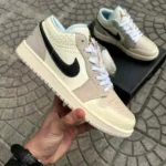 Elegant Nike Jordan 1 Low Shoes Se Sanddrift Glacier Blue For Men (SUP1912) - stayhit.in