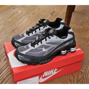 Elegant Nike Shox Ride 2 Shoes Light Graphite Black For Men (SUP3043) - stayhit.in
