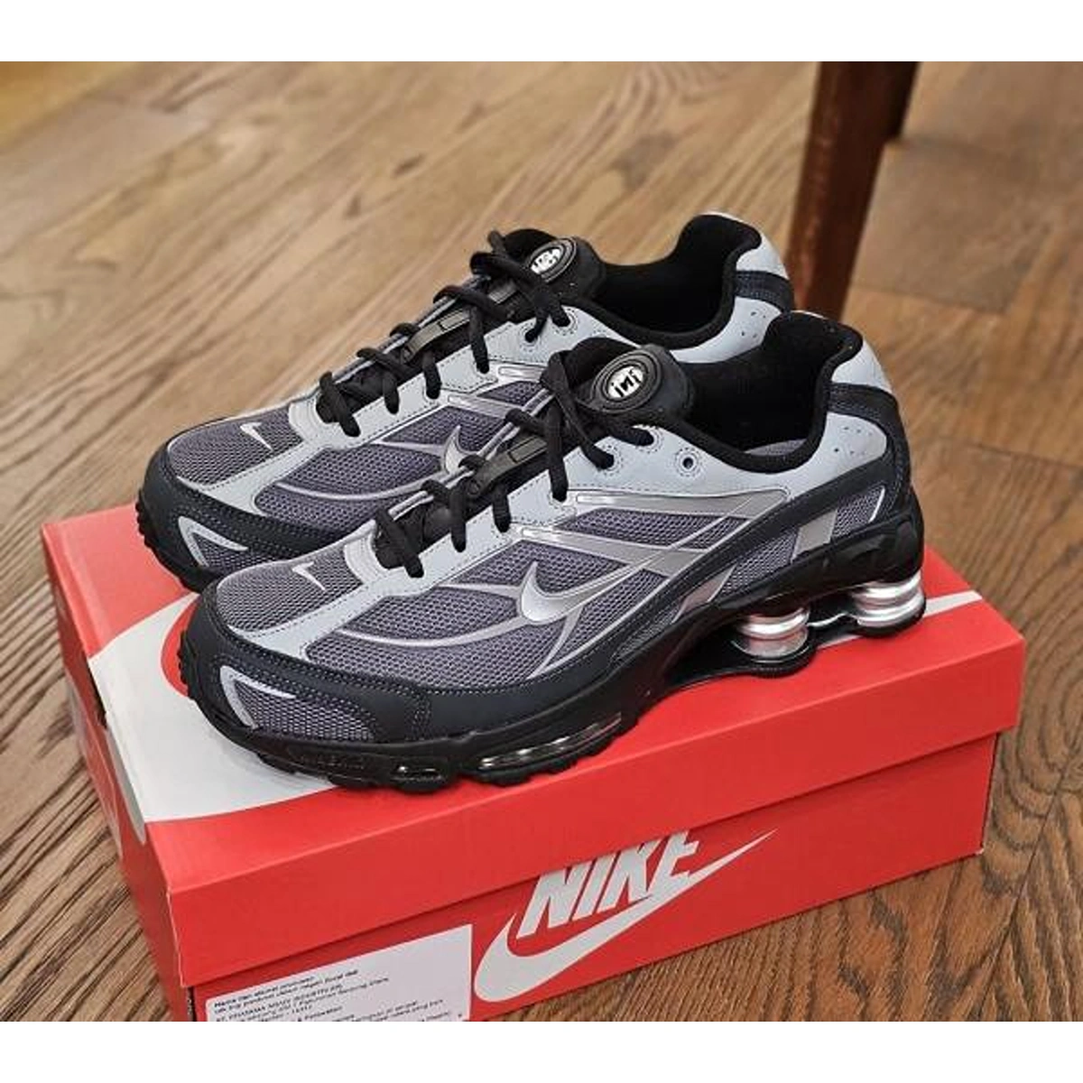 Elegant Nike Shox Ride 2 Shoes Light Graphite Black For Men (SUP3043) - stayhit.in Elegant Nike Shox Ride 2 Shoes Light Graphite Black For Men (SUP3043) - stayhit.in