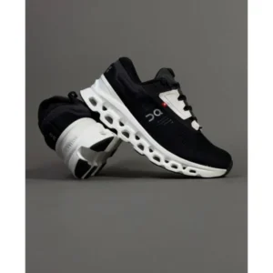 Elegant On Cloud Stratus V3 Shoes Black White Running For Men (SUP3052) - stayhit.in
