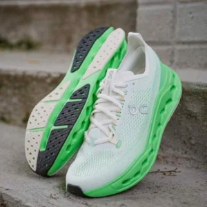 Elegant On Cloud Surfer Max Shoes Ivory Honeydew For Men (SUP1412) - stayhit.in
