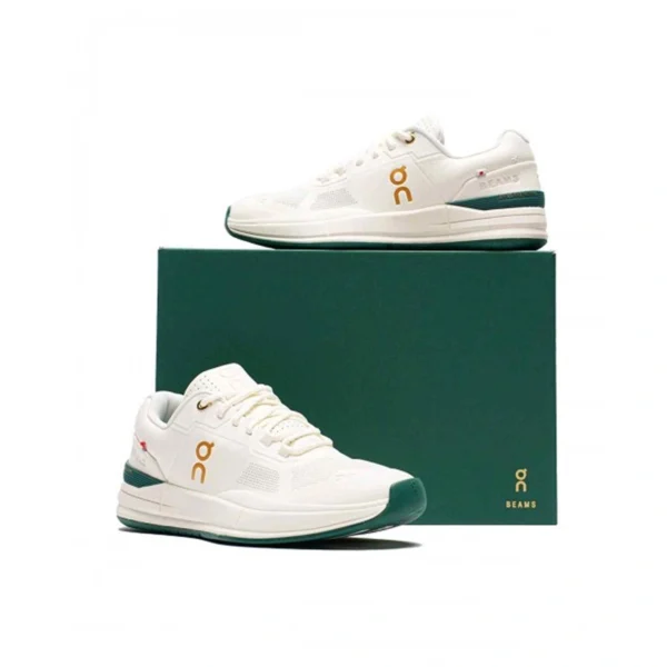 Elegant On Cloud The Roger Pro X Beams Ivory Shoes Evergreen For Men (SUP1837) - stayhit.in
