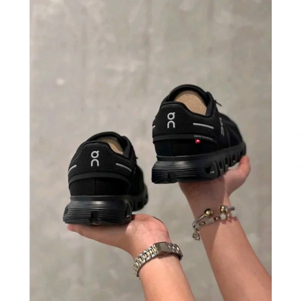 Elegant On Running Cloud 6 Shoes Waterproof Full Black For Men (SUP1830) - stayhit.in