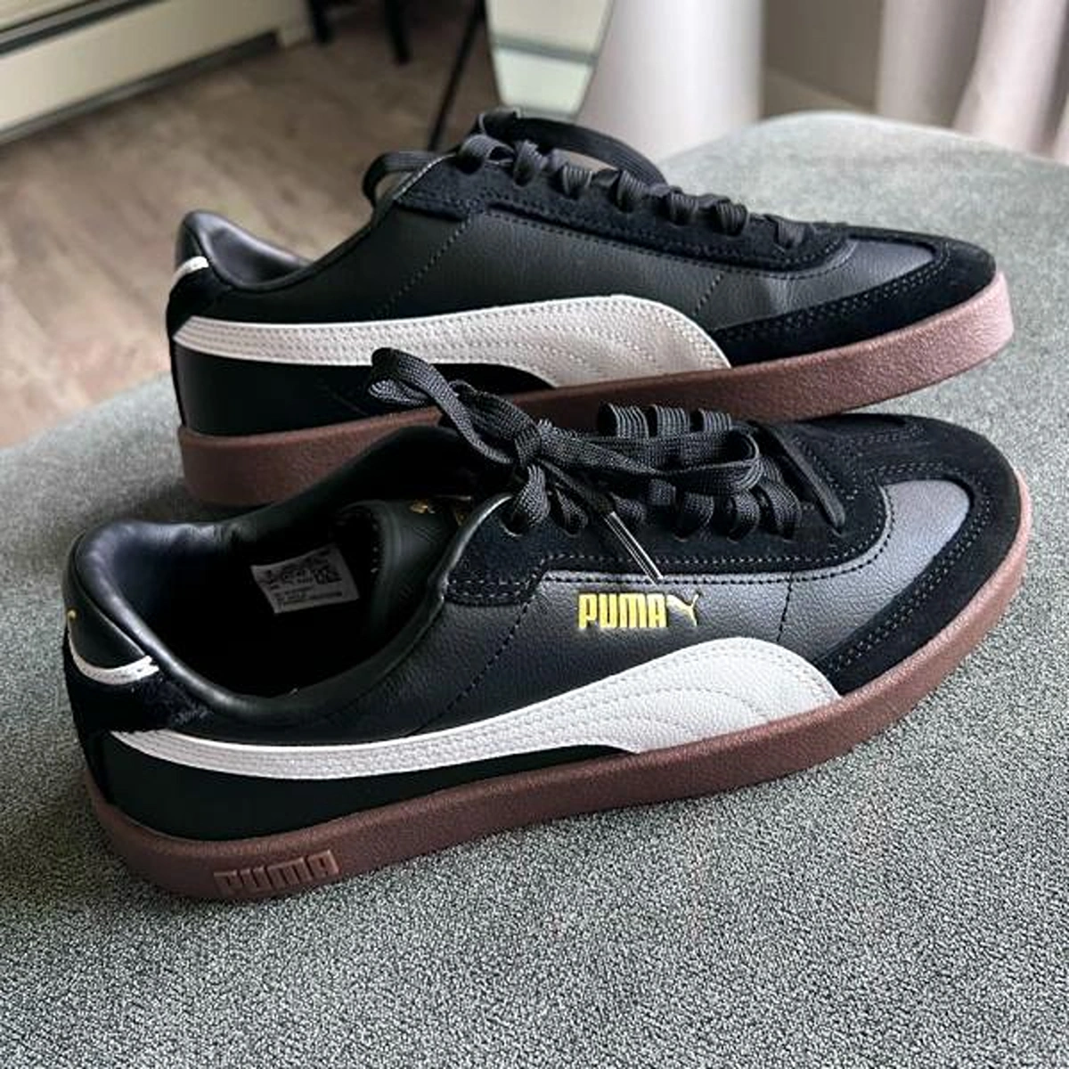 Elegant Puma Army Club Era Shoes Black White For Men (SUP3036) - stayhit.in Elegant Puma Army Club Era Shoes Black White For Men (SUP3036) - stayhit.in