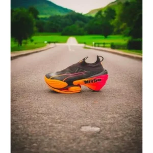 Elegant Puma Fast Rb Nitro Shoes Elite Black Sunsets Glow For Men (SUP1847) - stayhit.in