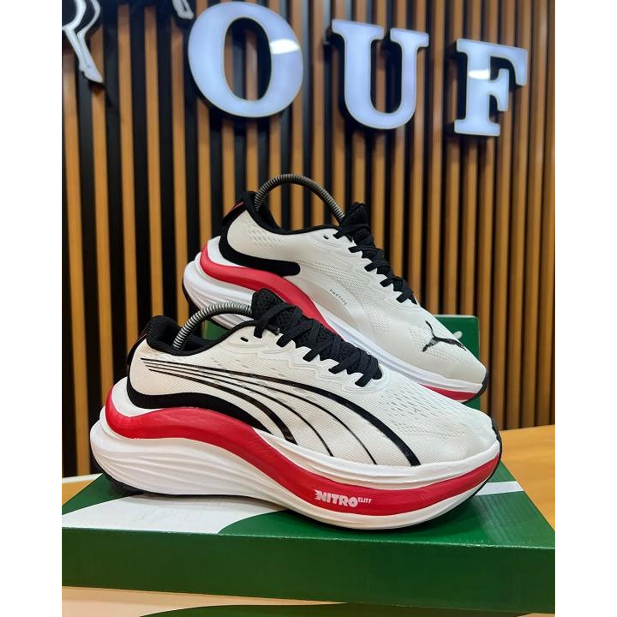 Elegant Puma Mag Max Nitro Elite Shoes White Red For Men (SUP1399) - stayhit.in Elegant Puma Mag Max Nitro Elite Shoes White Red For Men (SUP1399) - stayhit.in