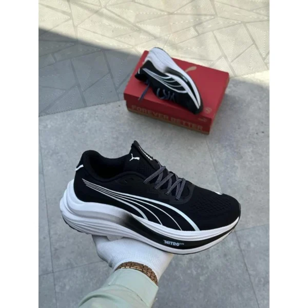 Elegant Puma Magmax X Nitro Shoes Black White For Men (SUP3440) - stayhit.in Elegant Puma Magmax X Nitro Shoes Black White For Men (SUP3440) - stayhit.in