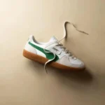 Elegant Puma Palermo Shoes White Green Gum For Men (SUP3049) - stayhit.in