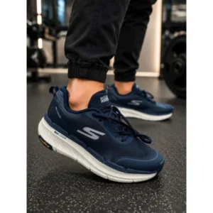 Elegant Skechers Max Cushion Shoes Blue White For Men (SUP1904) - stayhit.in