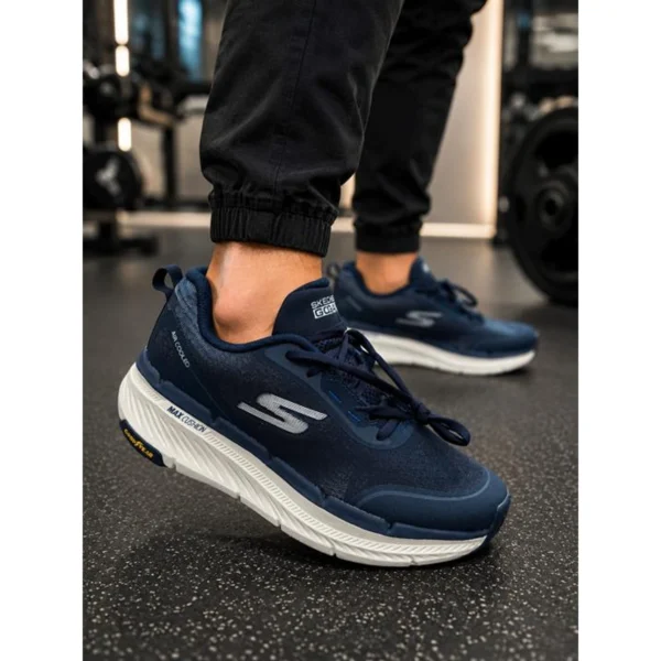 Elegant Skechers Max Cushion Shoes Blue White For Men (SUP1904) - stayhit.in Elegant Skechers Max Cushion Shoes Blue White For Men (SUP1904) - stayhit.in