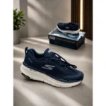 Elegant Skechers Max Cushion Shoes Blue White For Men (SUP1904) - stayhit.in