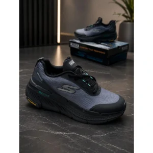 Elegant Skechers Max Cushion Shoes Purple Black For Men (SUP1906) - stayhit.in