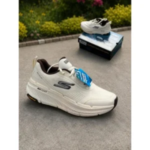 Elegant Skechers Max Cushion Shoes White For Men (SUP1907) - stayhit.in