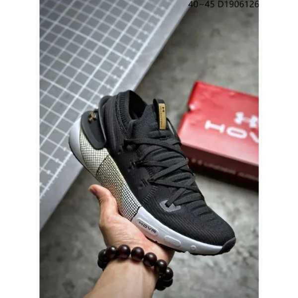 Elegant Under Armour Hovr Phantom Shoes Black Gold For Men (SUP3028) - stayhit.in Elegant Under Armour Hovr Phantom Shoes Black Gold For Men (SUP3028) - stayhit.in