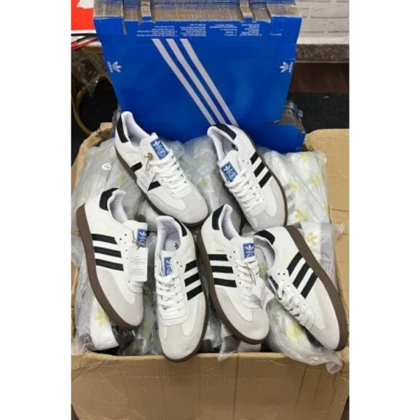 Imported Adidas Samba Shoes White Black For Men (SUP1611) - stayhit.in