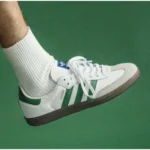 Imported Adidas Samba Shoes White Green For Men (HS1511) - stayhit.in