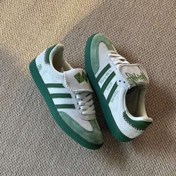 Imported Adidas Samba X Stussy Shoes Green For Men (SUP3285) - stayhit.in Imported Adidas Samba X Stussy Shoes Green For Men (SUP3285) - stayhit.in